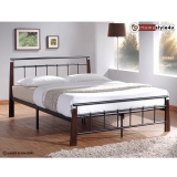 Kovová postel 140x200cm včetně roštu mod5072 + matrace